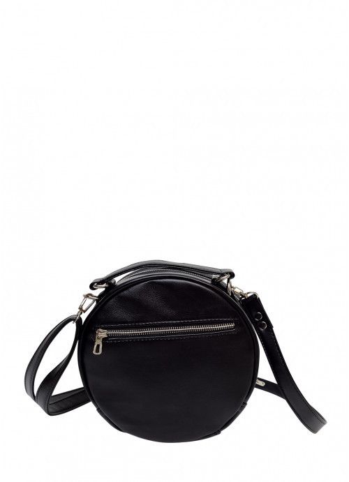 Жіноча кругла сумка Sambag Bale чорна SB-52200001