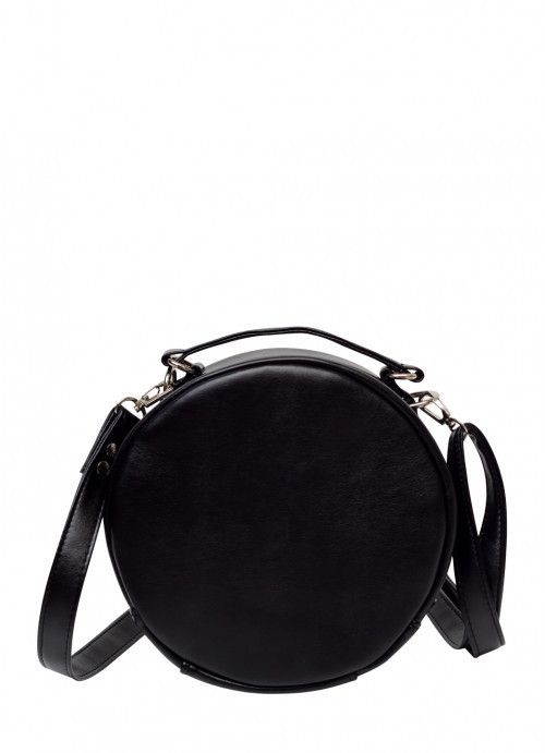 Жіноча кругла сумка Sambag Bale чорна SB-52200001