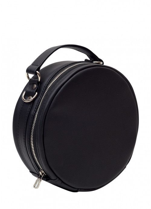 Женская круглая сумка кроссбоди Bale черная SB-52200001