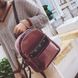 Велюровый женский рюкзак Jesse Velor розовый eps-8020