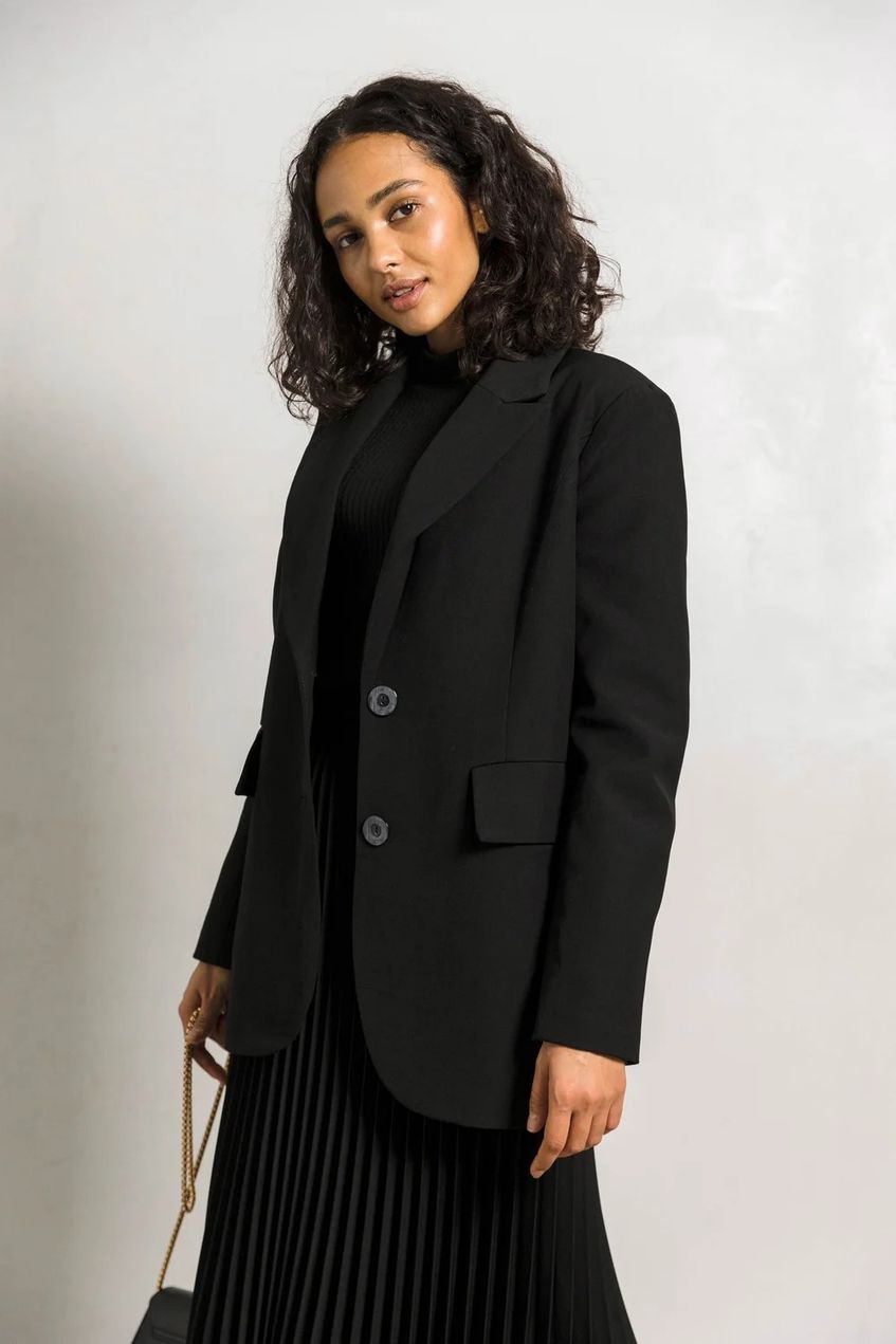Женский повседневный однобортный пиджак SEV-2110.5545 черный