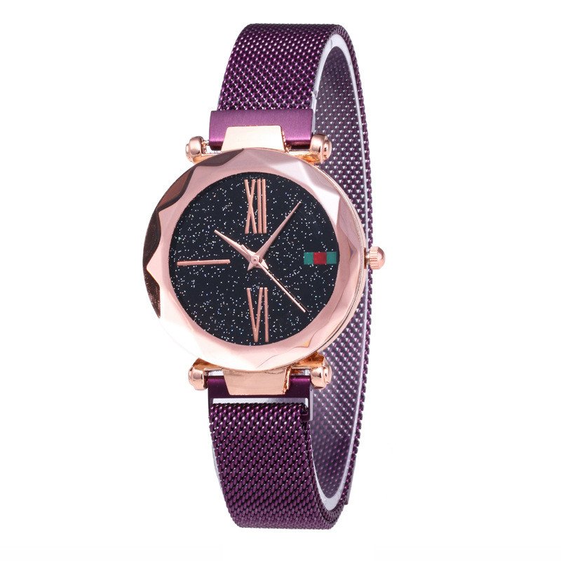 Часы женские Starry Sky Watch Paris фиолетовые eps-2036