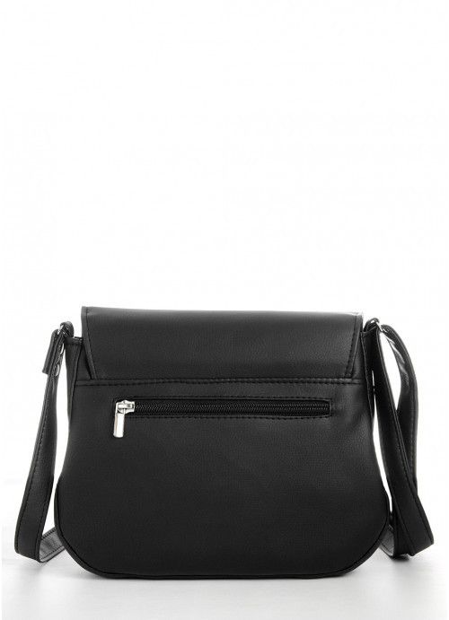 Жіноча сумка кросбоді Sambag Rose чорна SB-94000001