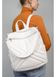 Женский рюкзак-сумка Sambag Trinity строченный белый SB-28319008