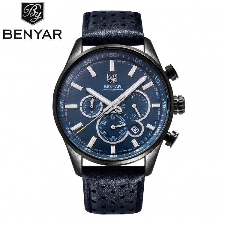 Годинник чоловічий Benyar Grand Blue eps-1018