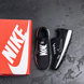 Мужские кожаные кроссовки Черные Air Black, 45
