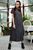 Длинное платье-рубашка с коротким рукавом SEV-1323.4009 Черный, S-M