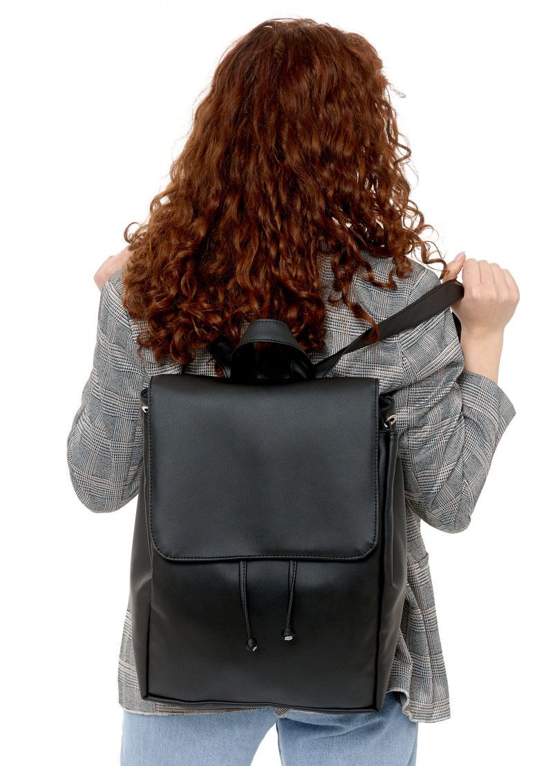 Жіночий рюкзак Sambag Loft LZN чорний SB-22400001