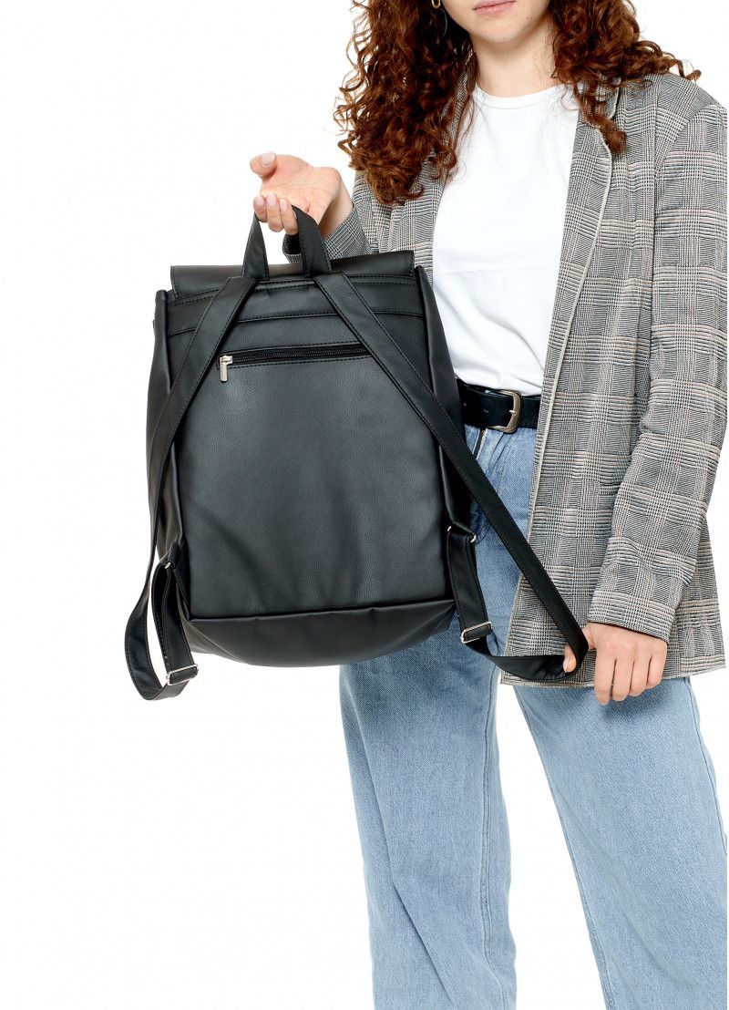 Жіночий рюкзак Sambag Loft LZN чорний SB-22400001