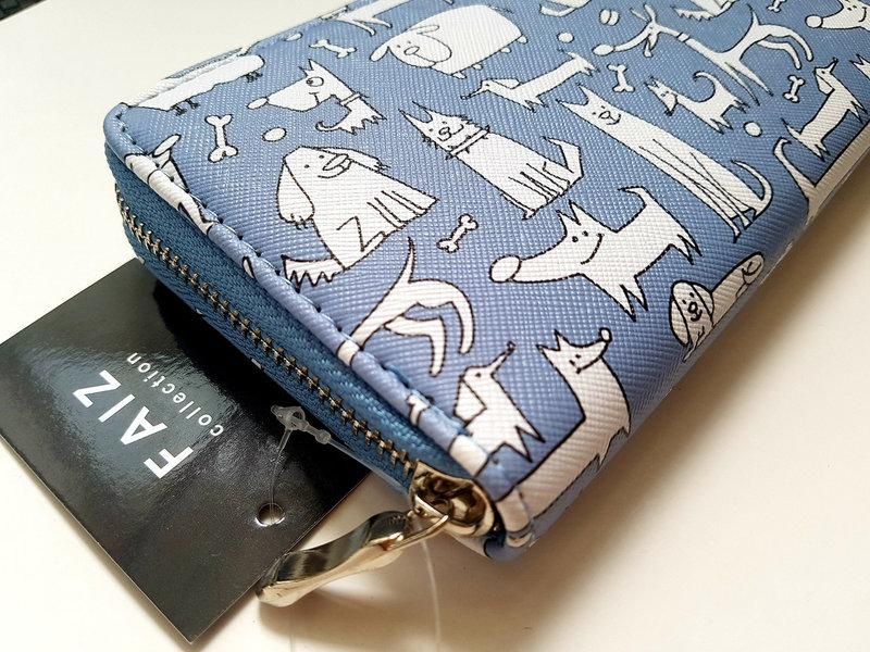 Жіночий гаманець з принтом «собаки та коти» fz-18185
