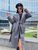 Женское кашемировое пальто на запах ft-1039 Графит
