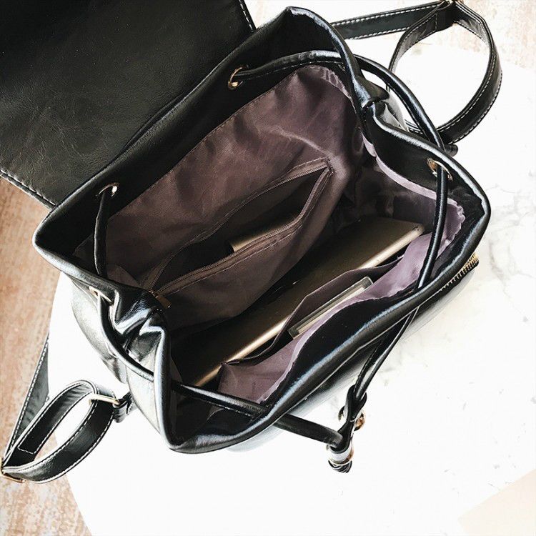 Жіночий рюкзак Amelie SD чорний eps-8193