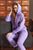 Яскравий жіночий костюм із тринитки на флісі SEV-1674.4491 Бузковий, S-M