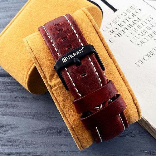 Годинник чоловічій Curren 8324 AB-1008-0205 чорний с золотым