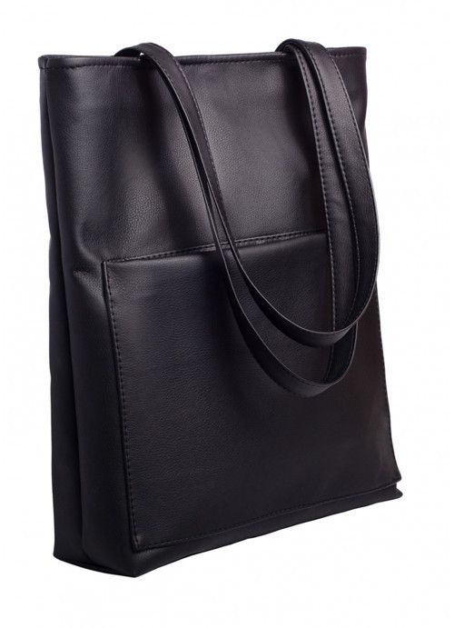 Женская сумка шоппер Sambag Shopper черная SB-93220001