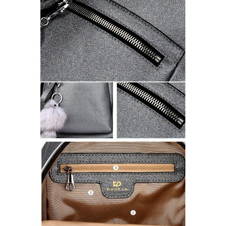 Жіночий рюкзак Konpad срібний eps-8188