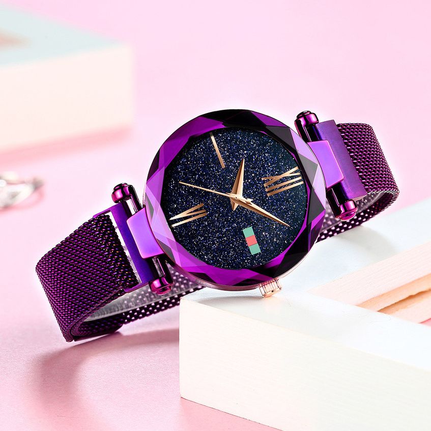 Часы женские Starry Sky Watch фиолетовые eps-2041