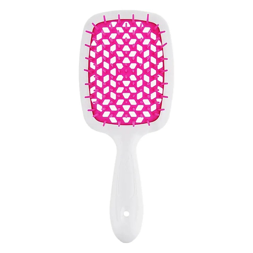 Расческа Janeke SUPERBRUSH WHITE/PINK