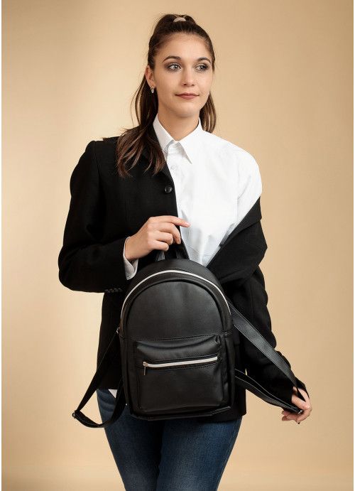 Жіночий місткий рюкзак Sambag Talari BSSP чорний SB-12314001