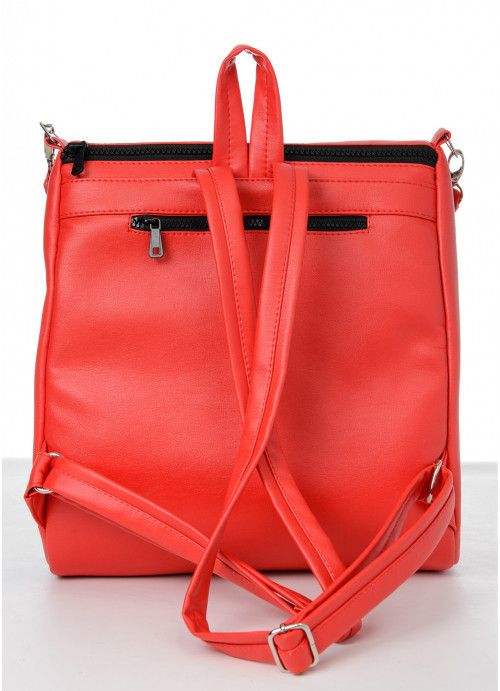 Женский рюкзак-сумка Sambag Trinity красный SB-28301017