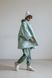 Женская куртка-трансформер свободного кроя SEV-2020-1.5242 оливковая