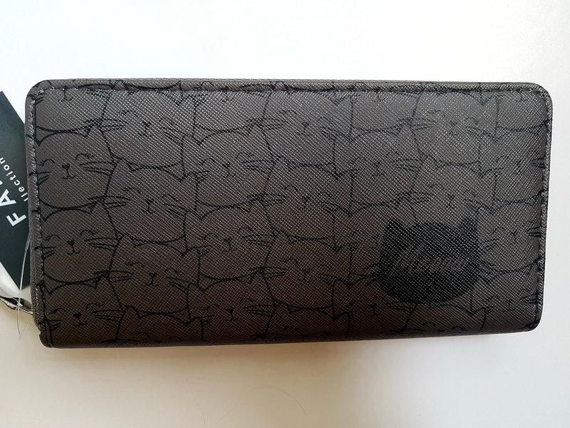 Жіночий гаманець з принтом коти капучино fz-18292