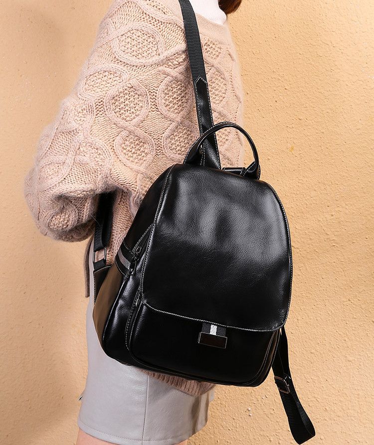 Жіночий рюкзак Tessa Ven чорний eps-8270