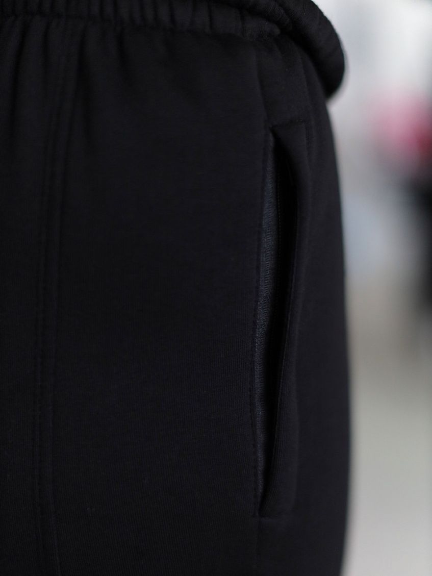 Жіночий теплий костюм повсякденний на флісі NV-50804565 чорний