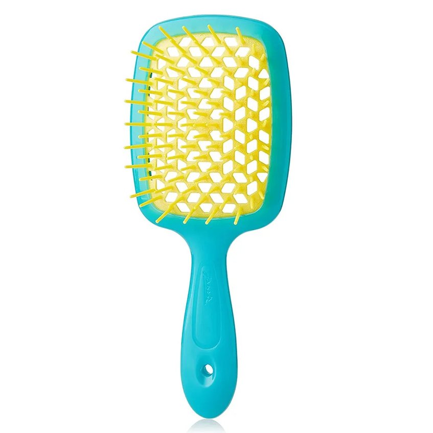 Расческа Janeke SUPERBRUSH MINT/YELLOW