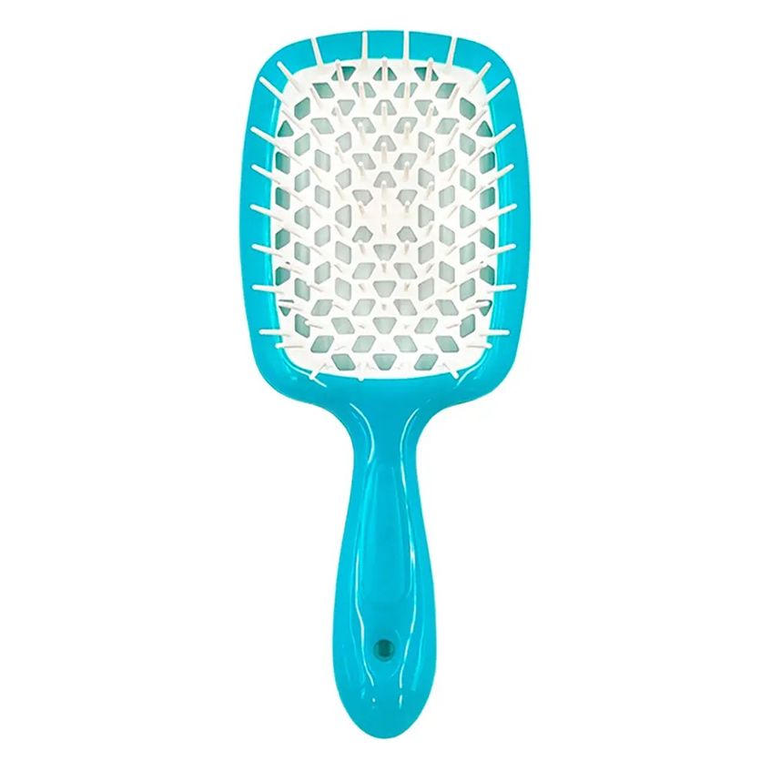 Расческа Janeke SUPERBRUSH TURQUOISE/WHITE