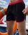 Чоловічі шорти пляжні купальні INT-1590408524 Чорний з червоним, S