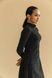 Женское трикотажное платье мини с длинными рукавами SEV-2139.5583 черное