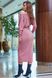 Женское вязаное платье с запахом и длиннім рукавом SEV-1261.3871