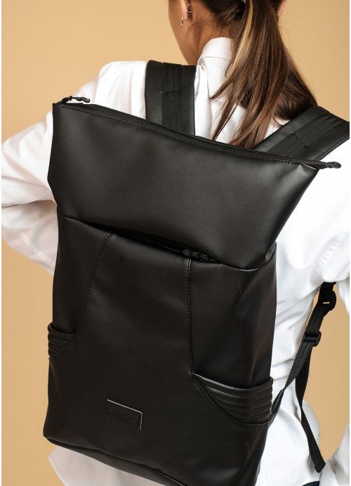 Жіночий рюкзак ролл Sambag RollTop X чорний SB-24320001
