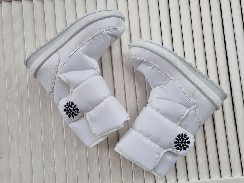 Женские сапоги дутики зимние SL-2832 Белые