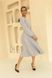 Жіноча повсякденна плісована сукня міді SEV-2138.5593 сіра
