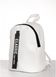 Жіночий міні рюкзак Sambag Mane MQT білий SB-18228008e