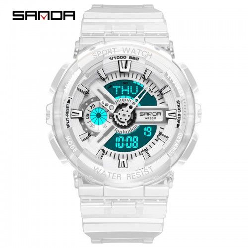 Часы мужские кварцевые Sanda 892 White AB-1044-0022