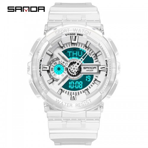 Часы мужские кварцевые Sanda 892 White AB-1044-0022
