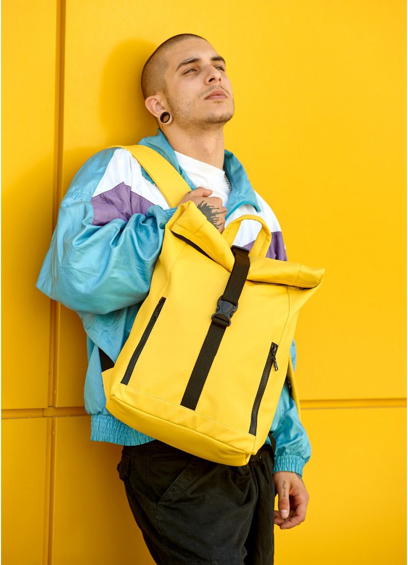 Мужской рюкзак ролл Sambag RollTop One желтый SB-24208028m
