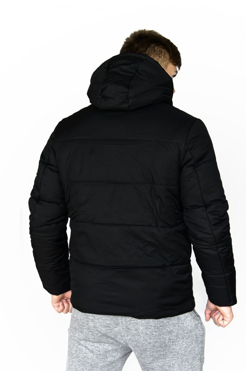 Мужская зимняя куртка Glacier c капюшоном INT-1589543505 Чёрная