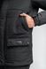 Мужская демисезонная куртка Waterproof INT-1589541372 Чёрная